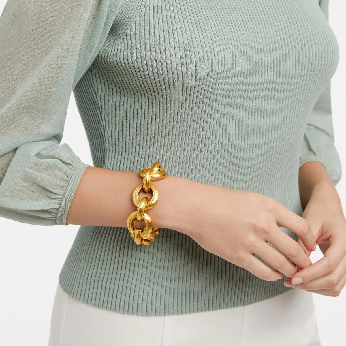 Cannes Link Bracelet-Gld