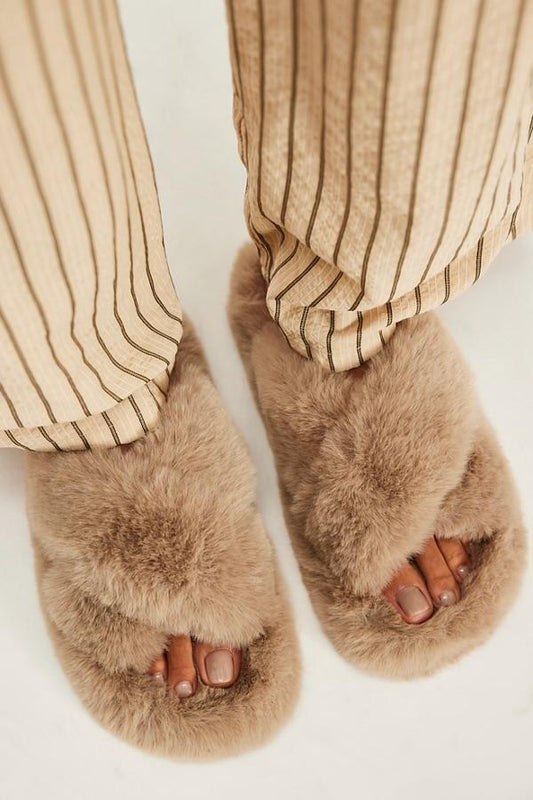 Counting Sheep Slipper- Mink