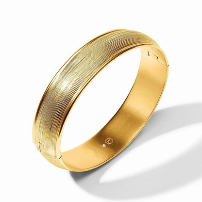 Cobblestone Hinge Bangle Gold OS