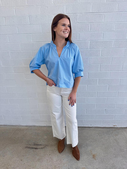 CiCi Baby Blue Top