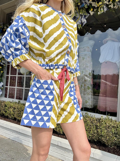 Ivy Jane Patch Print Short