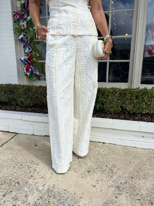 Embroidered Relaxed Pants