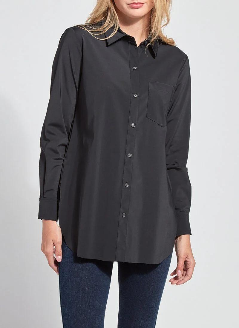 Lysse Schiffer Button Down- Black