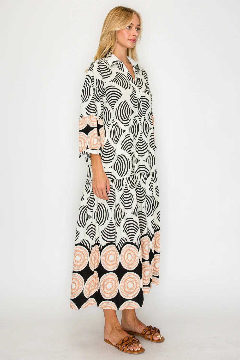 Midnight Shell Maxi Dress