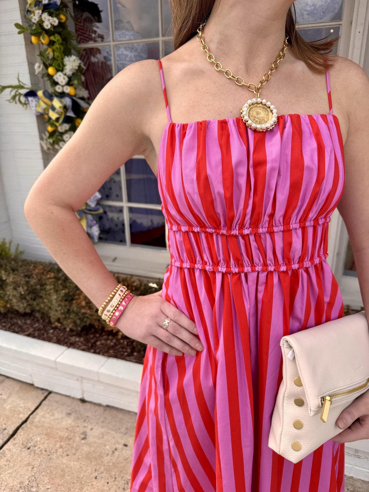 Summer Stripe Maxi Dress