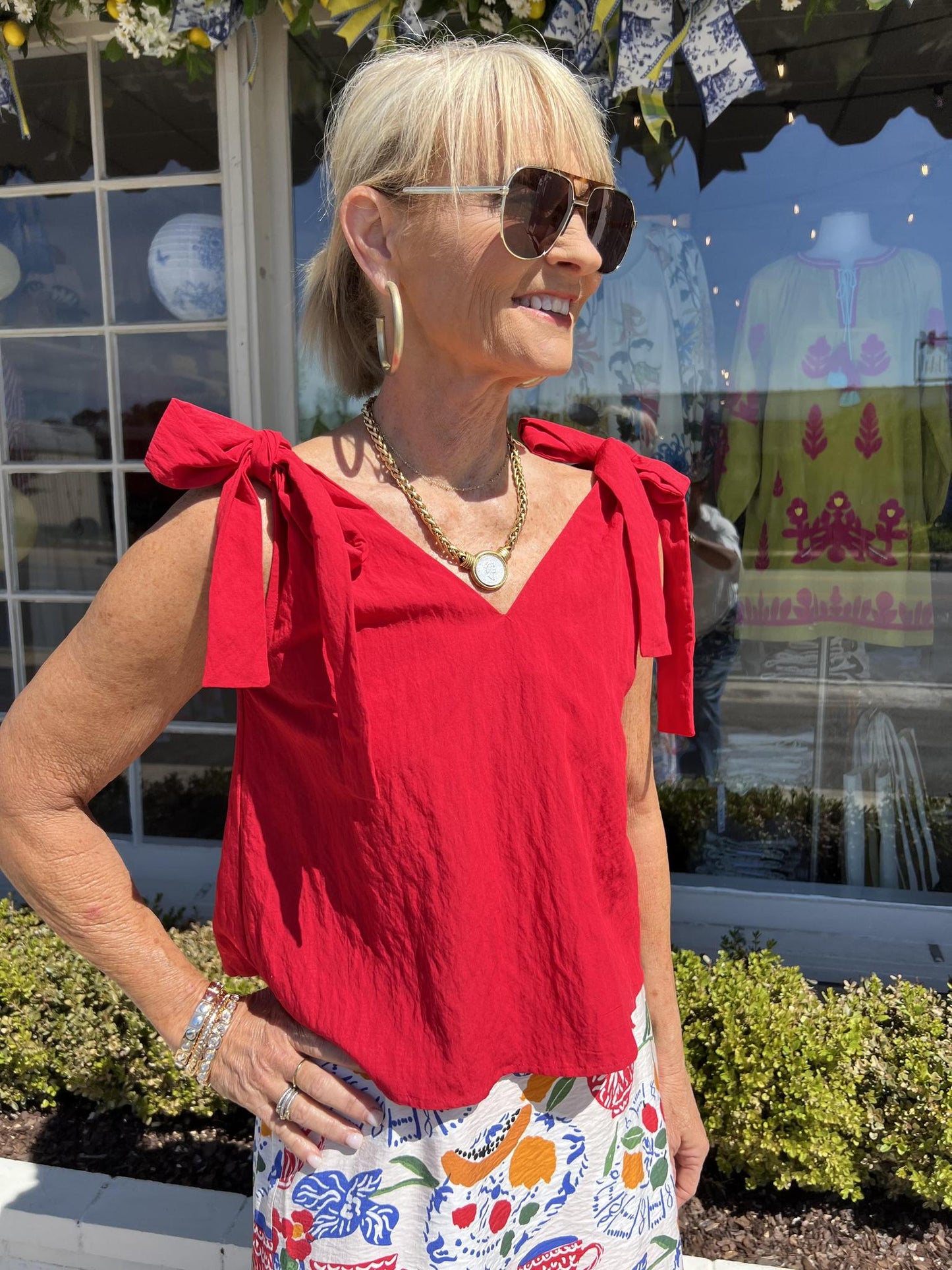 Tie Tank-Red