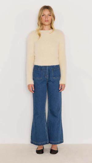 Irena Fluffy Sweater- Cream