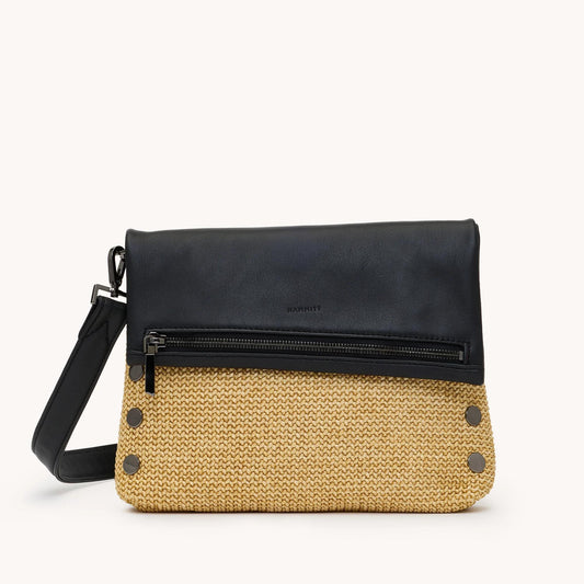 Hammitt VIP Med- Noir Raffia