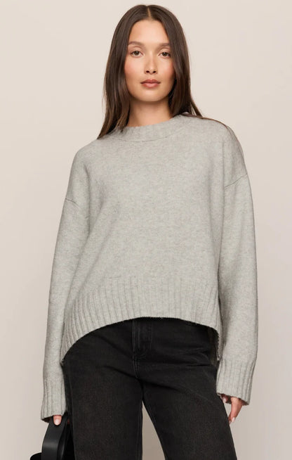 Eastwell Pullover Sweater- Feather Gray