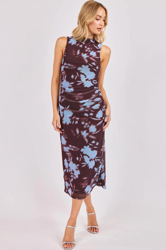Ruched Midi Dress