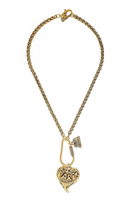 Yochi Paris Heart Necklace