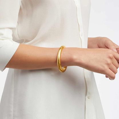 Catalina Hinge Bangle Gold-O/S