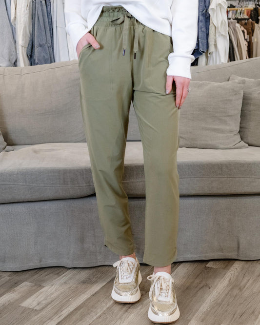 Casual Fridays Taper Pant- Olive