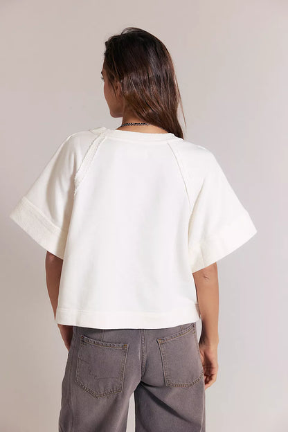 Free People Dahlia Pullover- Tofu