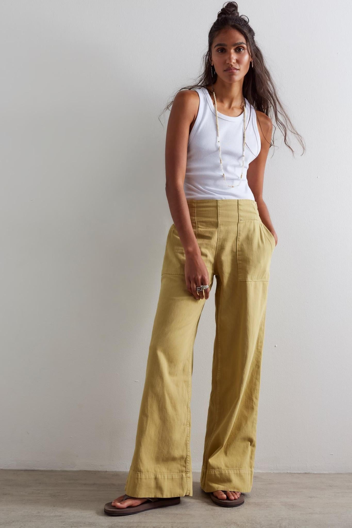 Breezy Denim Pull On-Antelope