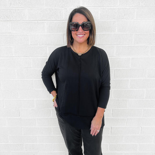 Spanx Dolman Top-Black