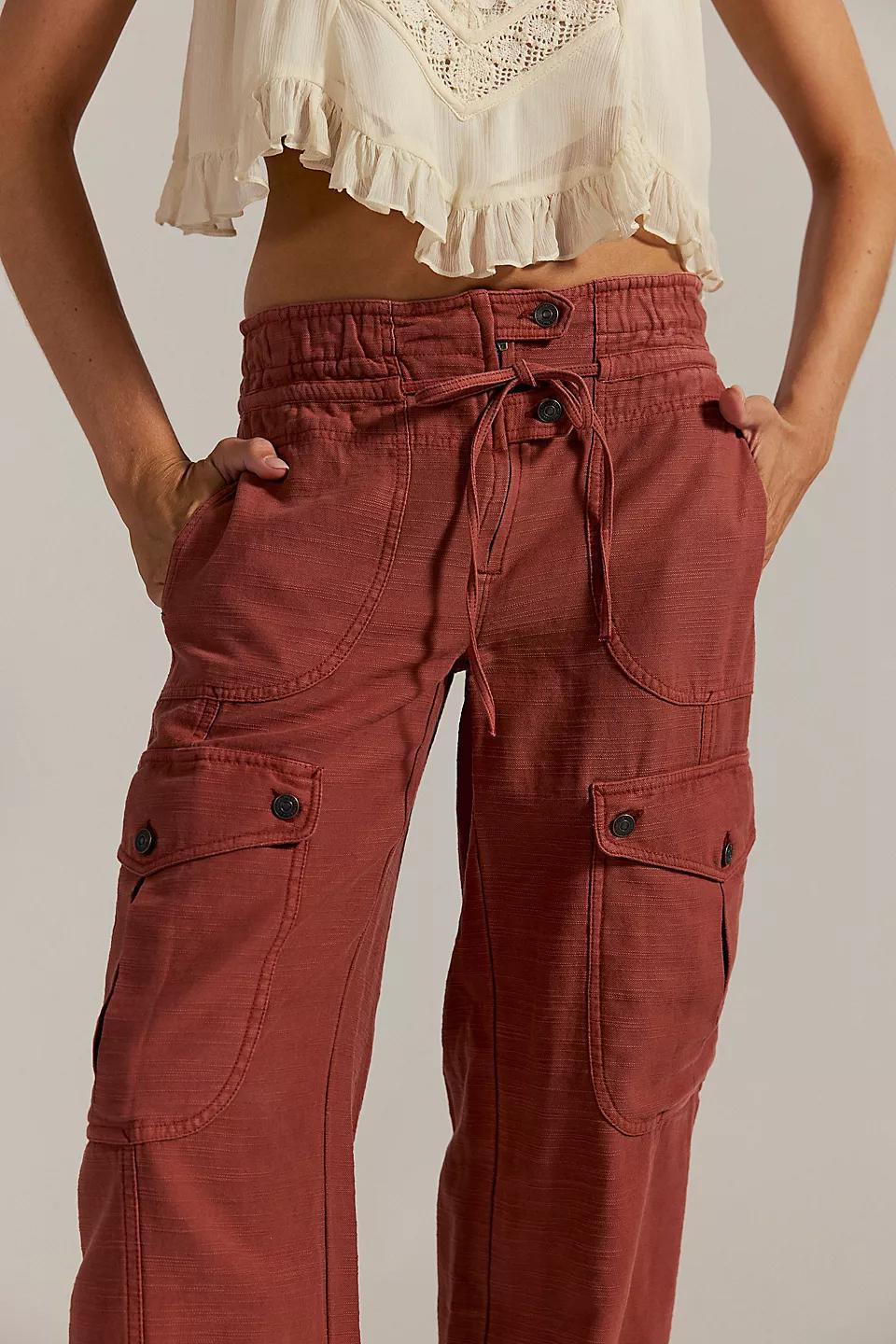 Free People Park Ave Pant- Spiced Rum