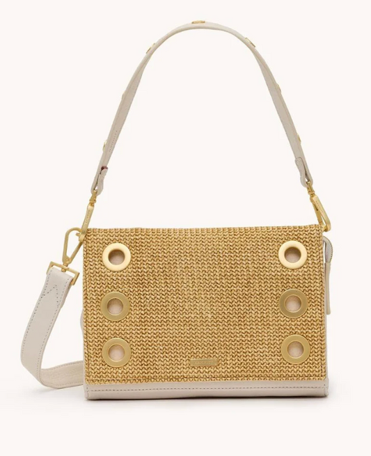 Hammitt Montana SM- Calla Lilly White Raffia