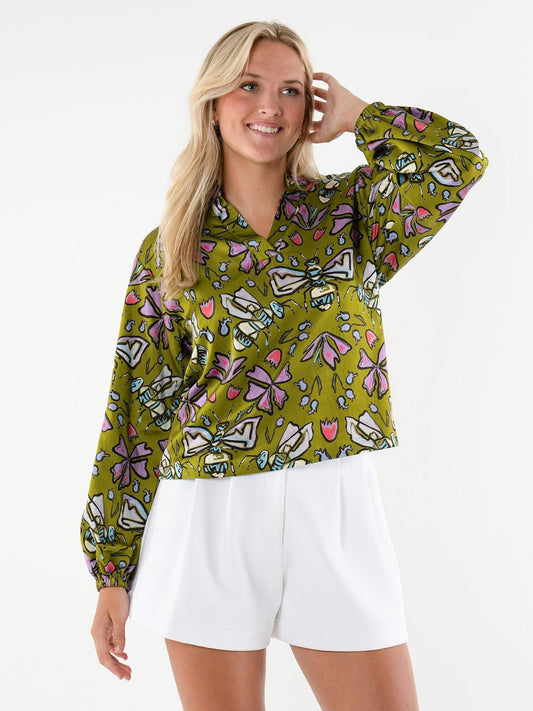 Emily McCarthy Lolli Top- Dutch Bee