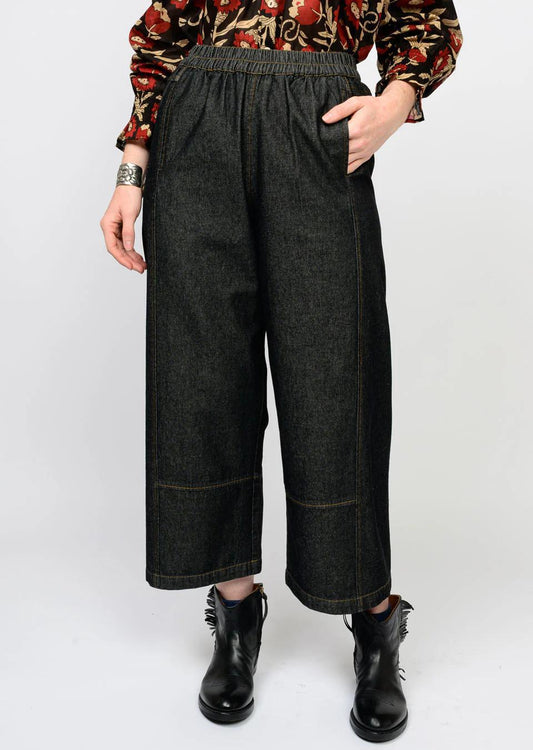 Pull On Barrel Pant- Black