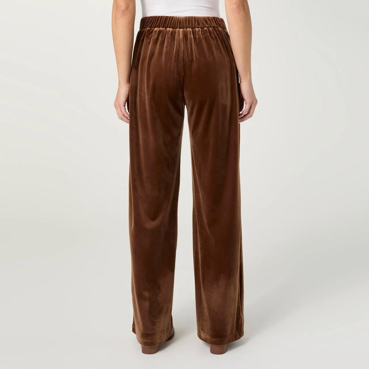 Velour Pant- Copper Brown