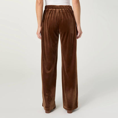 Velour Pant- Copper Brown