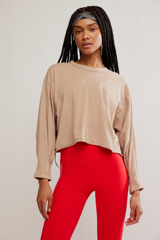 Inspire LS Tee- Sandy