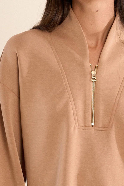 Gabrielle Edie Top- Camel