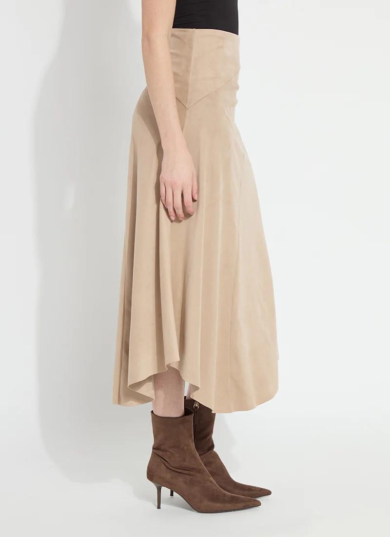 Lysse Azalea Suede Skirt