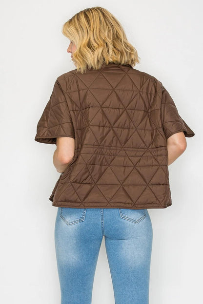 Jamel Puffer Jacket- Umber