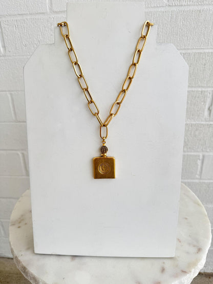 Yochi Square Coin Necklace