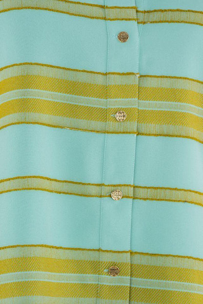Emily McCarthy Bonny Top-Fringe Stripe