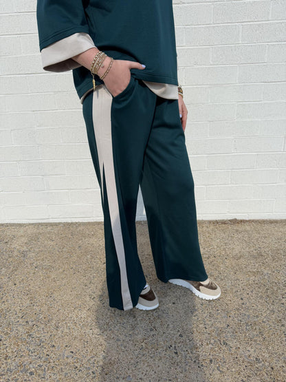 Luxeknit Straight Pant- Teal