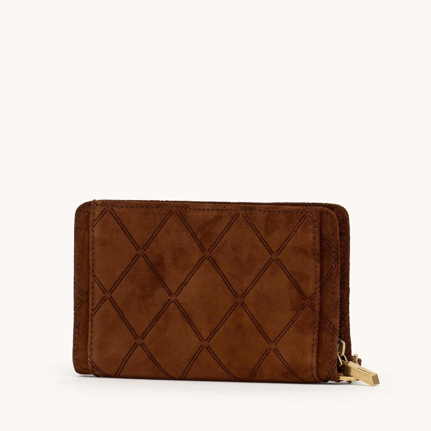 Hammitt Bryant Wallet- Chocolate Diamond Suede