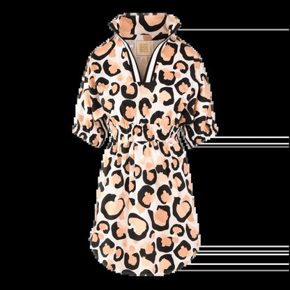 Emily McCarthy Palmer Dress- Spot Cheetah