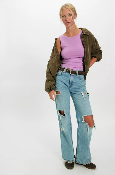 Free People Iconic Tank- Bubble Tea