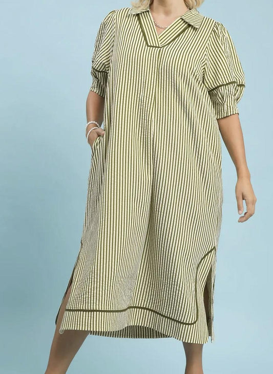 Border Stripe Dress