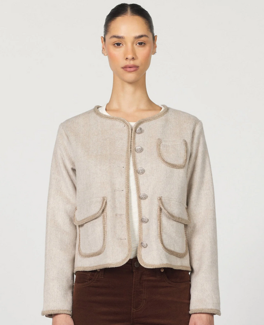 Apple Jacket- Cream Latte
