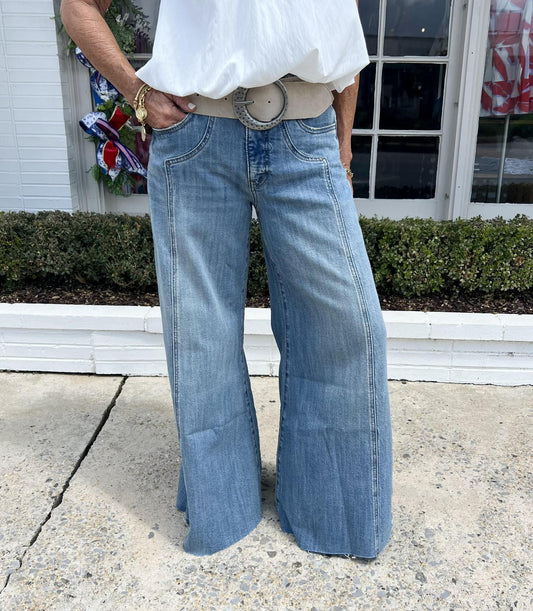 KUT Blake Super Wide Leg Denim