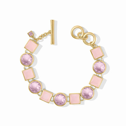 Jolie Tennis Bracelet- Rose