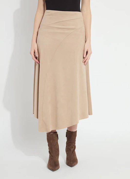 Lysse Azalea Suede Skirt