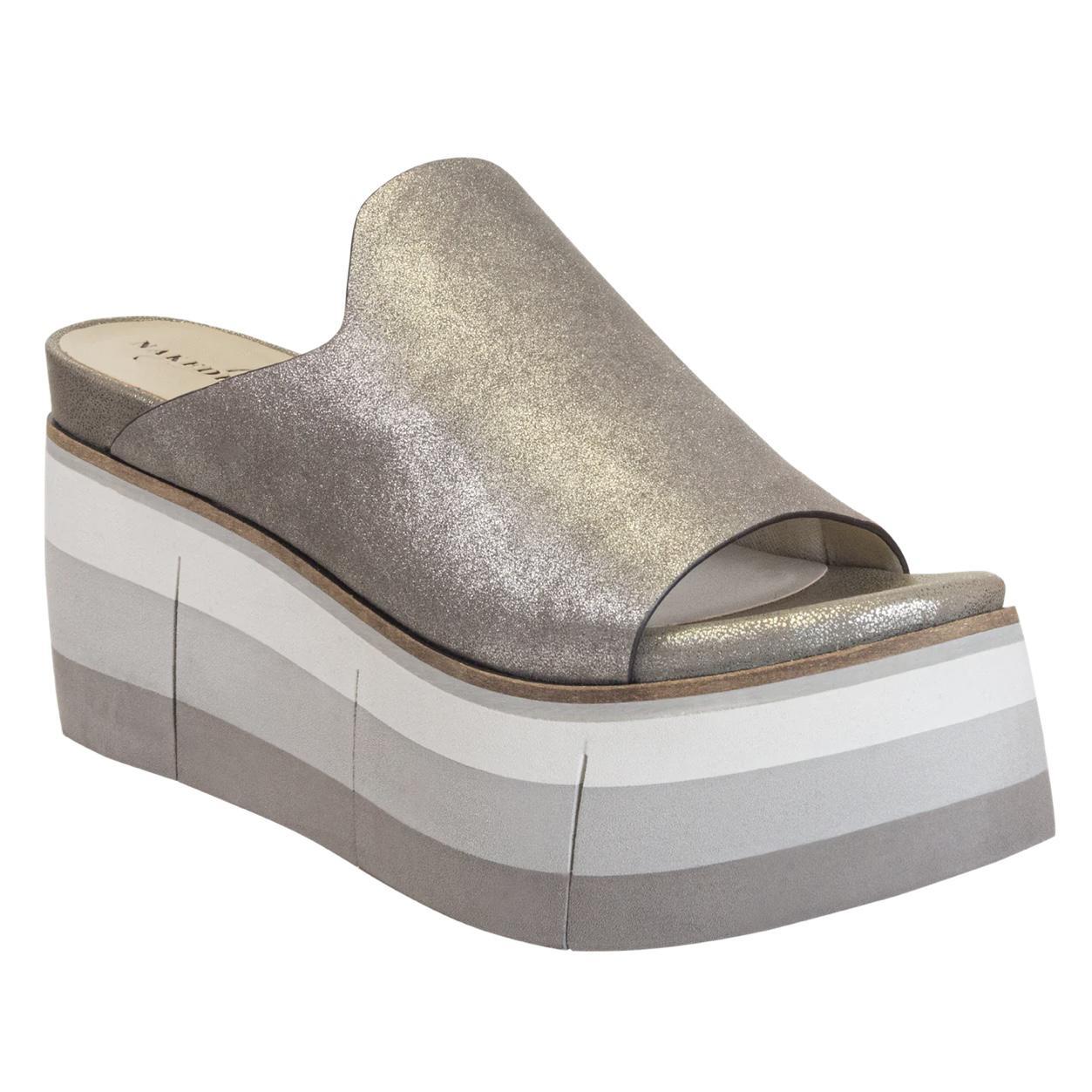 Naked Feet Flow Platform Silver