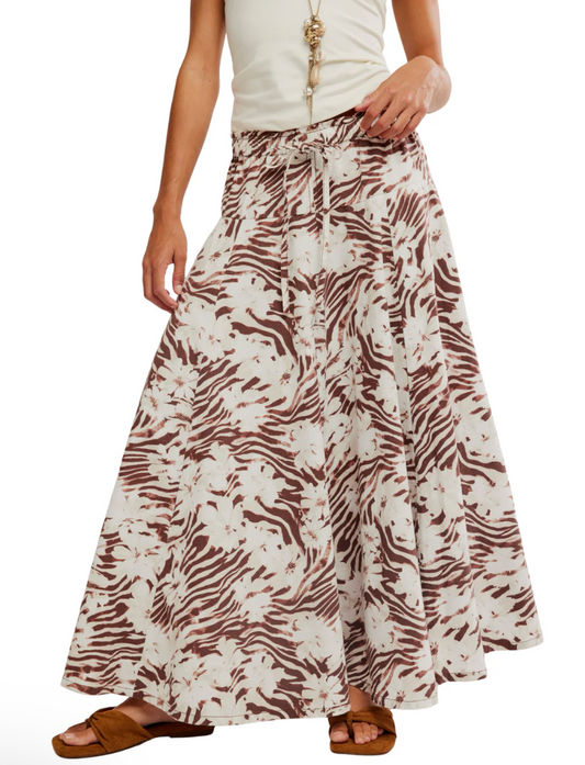 Zephyr Convertible Skirt- Chocolate Combo