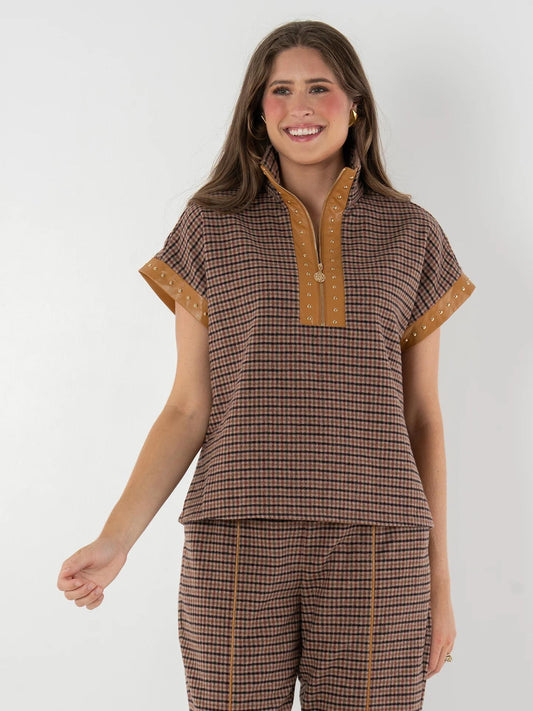 Poppy Pullover- Tweed