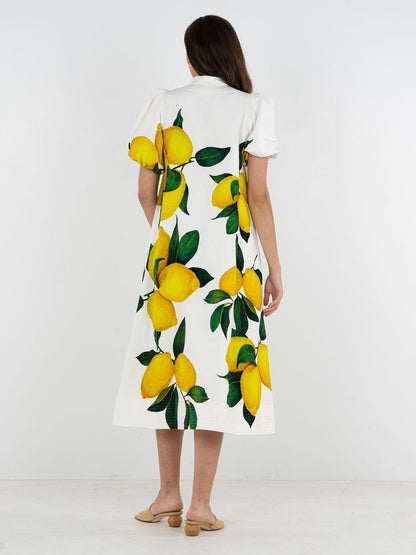 Emily McCarthy Hampton Dress-Limone