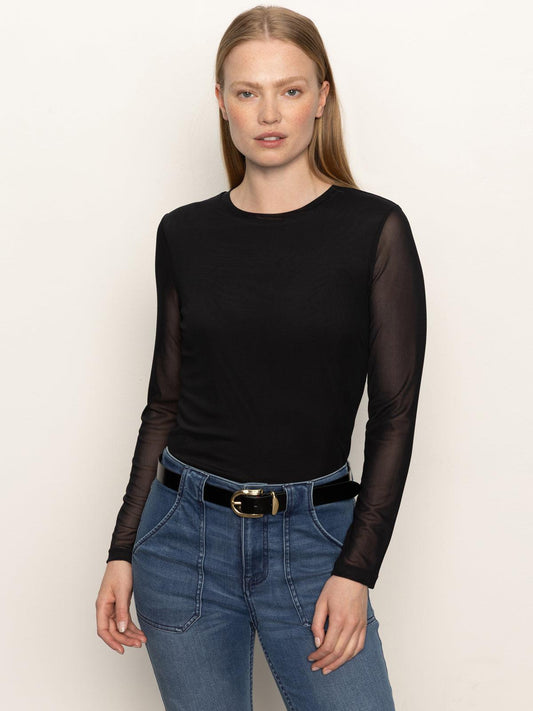 Sanctuary Perfect Mesh Tee- Black
