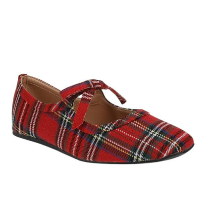 Layover Flat- Tartan