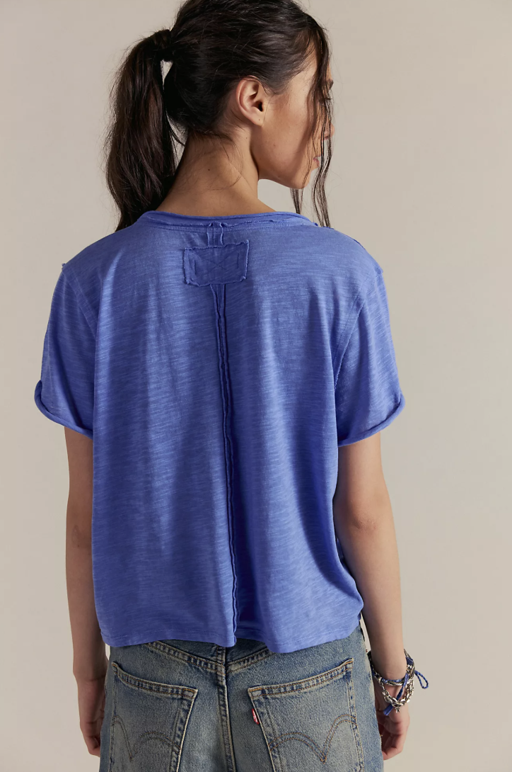 Take 2 Tee- Cornflower Blue