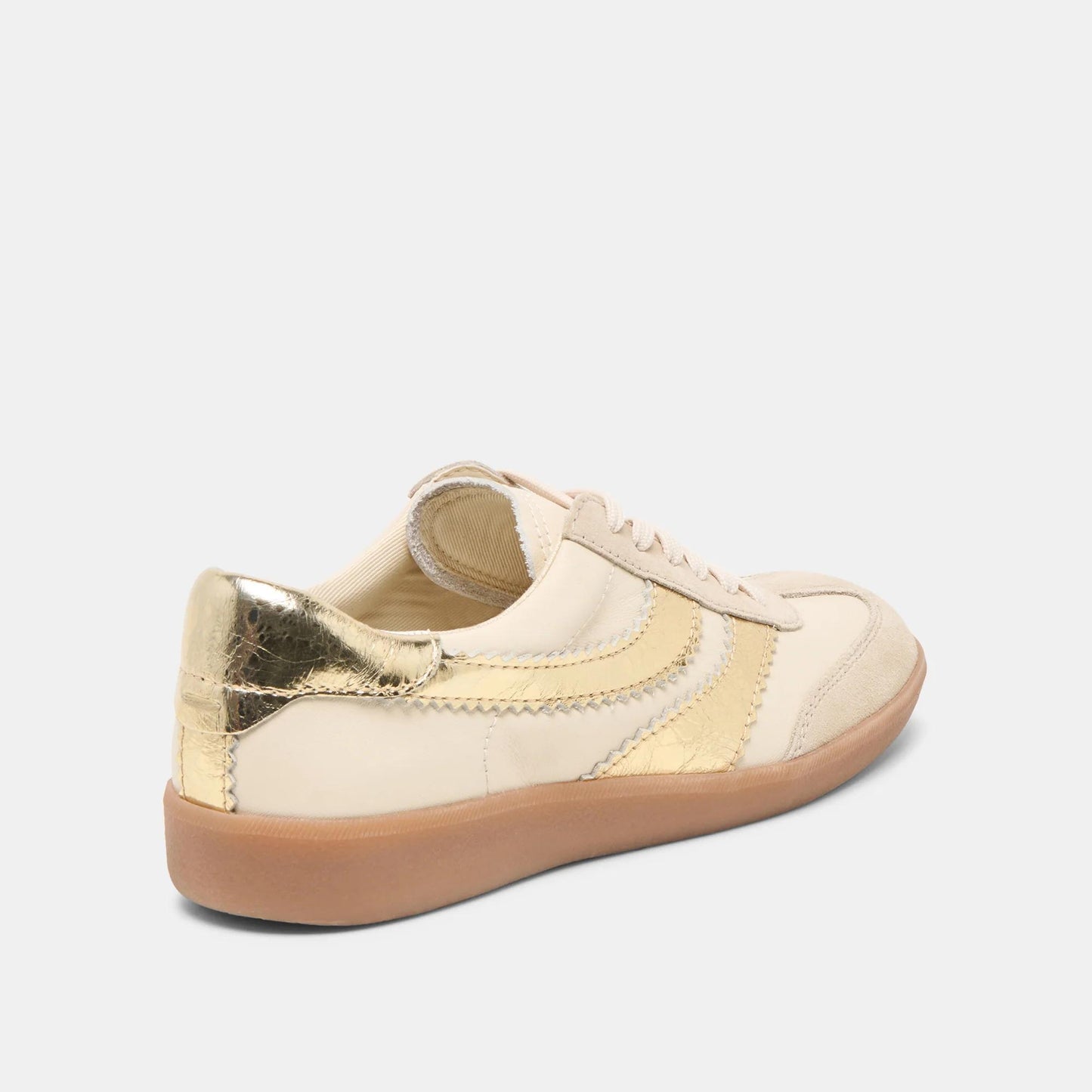 Dolce Vita Merit Sneaker-White/Gold