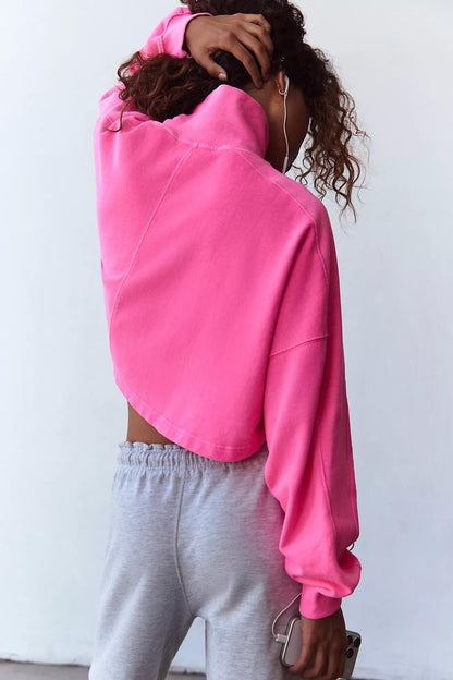 FP Pick Up Game Pullover- Hot Pink